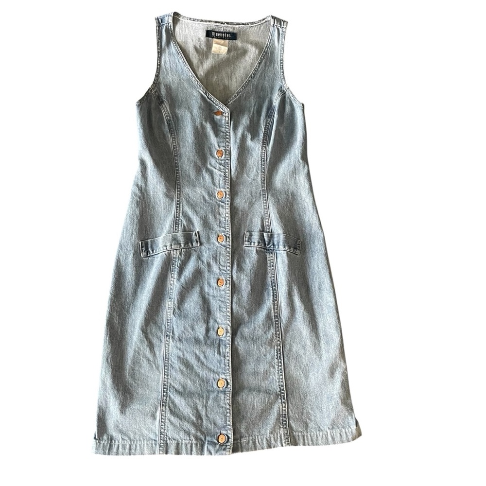 Bluenotes authentic Vintage 90s denim dress Rachel Green vibes